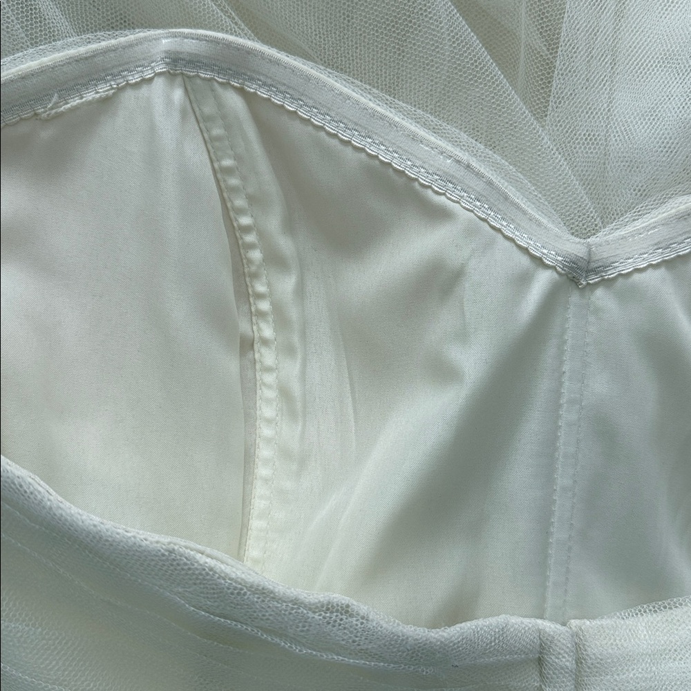 ivory Jenny Yoo  'Annabelle' Convertible Tulle Column Dress size 12 - Picture 9 of 11